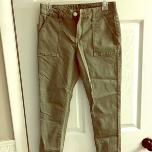 Olive green cargo pants